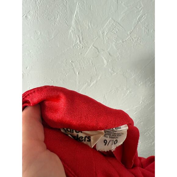 Vintage 70s Carol Anderson Dress 9/10 Maxi Halter Polyester Knit Party F4-7 - Picture 6 of 6